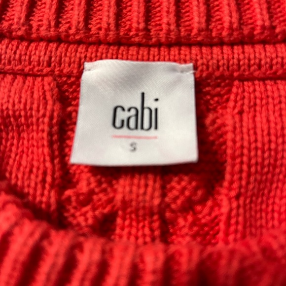 CAbi #5449 Cable Knit Citrus Cardigan - Picture 2 of 8